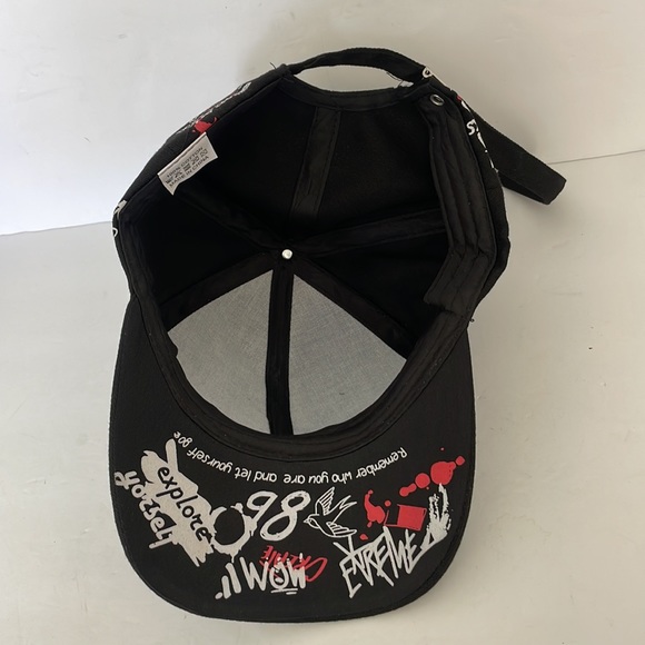 Graffiti Black Hat Adjustable NWOT - Picture 5 of 5